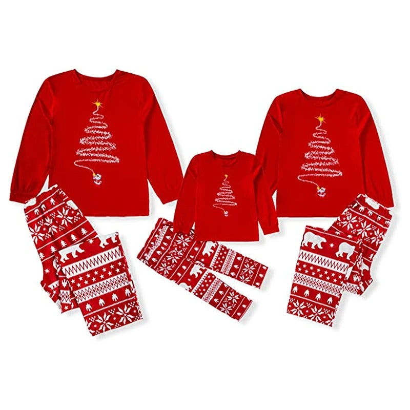 FamFits - Familienmode Passendes Pyjama-Set für Weihnachten
