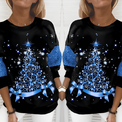 Mistle Weihnachtsbaum-Pullover
