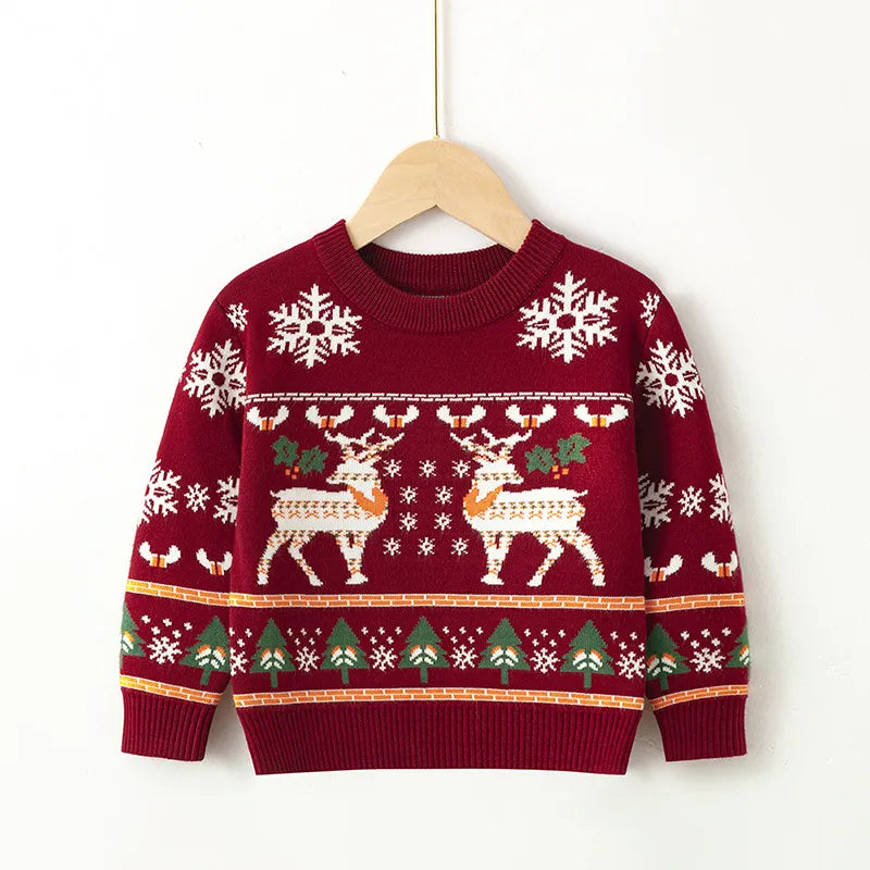 Winter-Slouchy-Sweater für Kinder