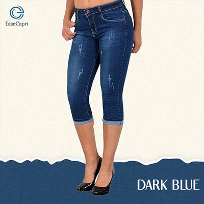 Denim Capri in Übergröße