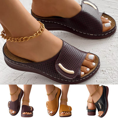 Savaya - Modische Peep Toe Sandale