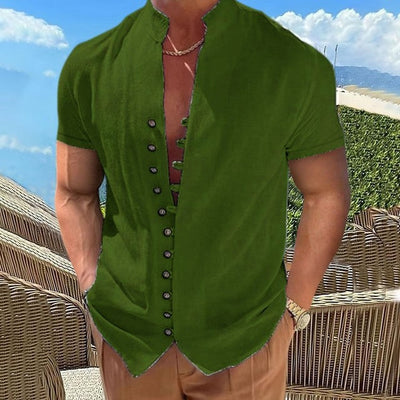 Bensen | Stehkragenhemd für Männer