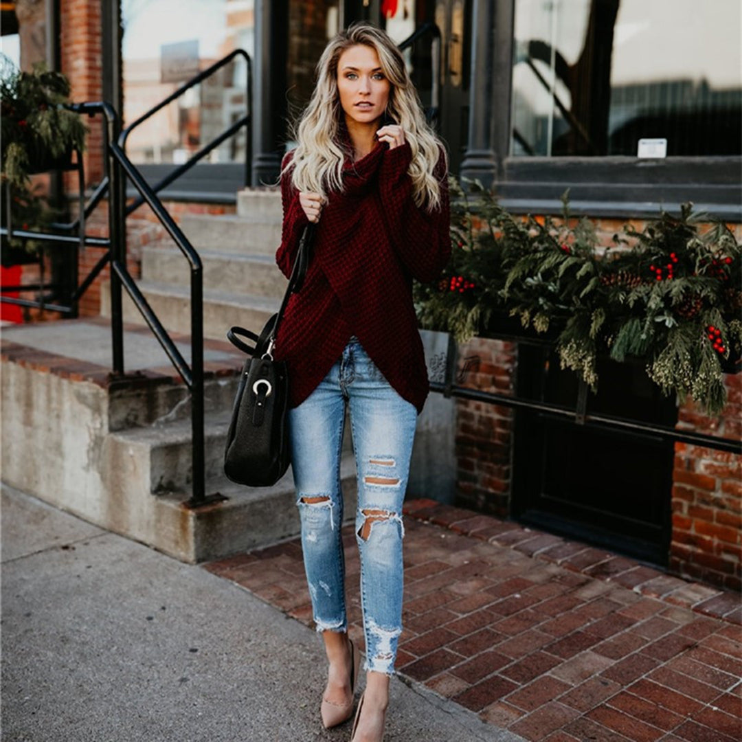 LAURENE | Elegant gestrickter Pullover