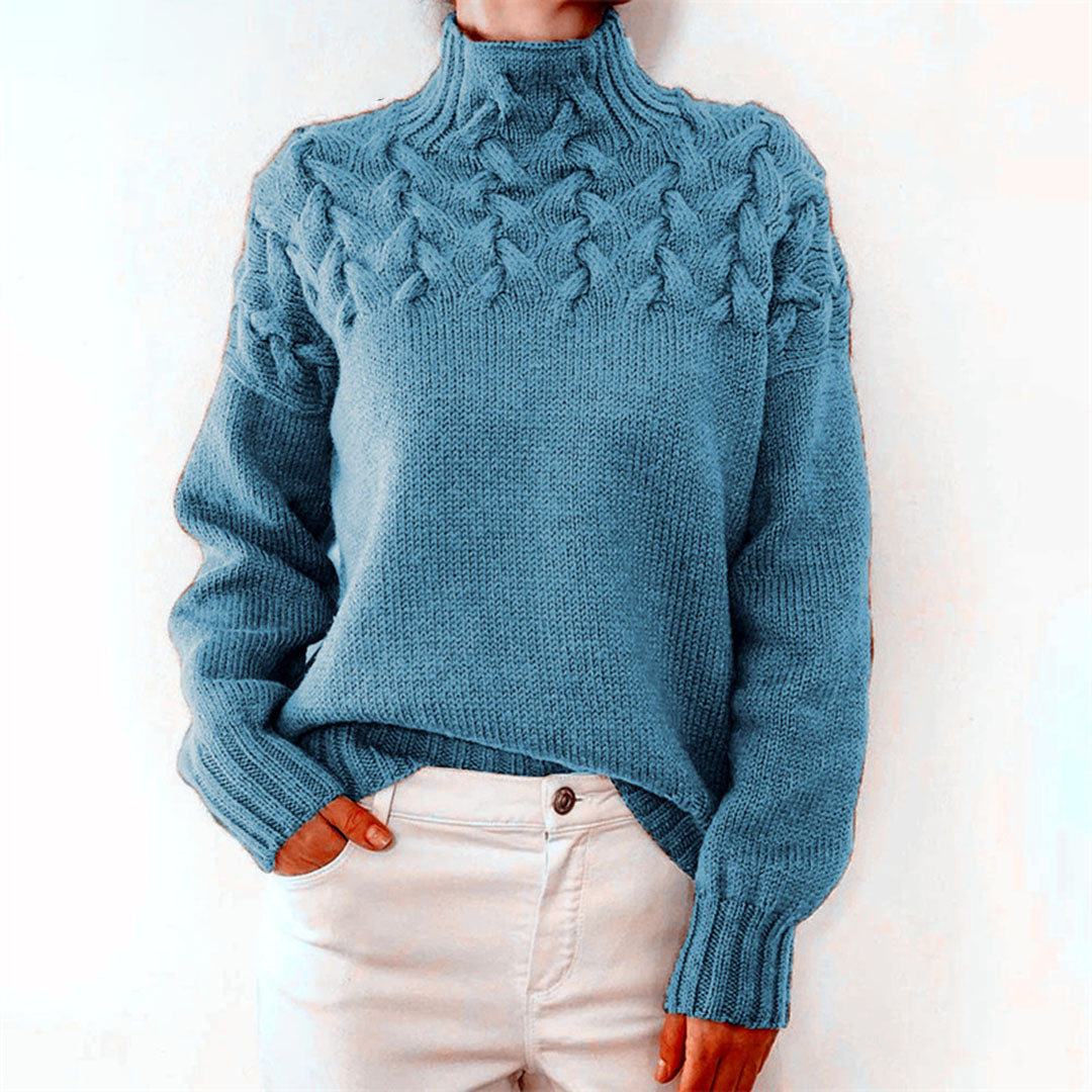 SANSA - Eleganter Pullover mit Rollkragen