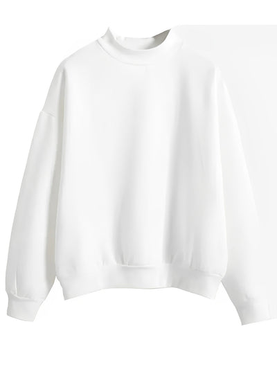 Damen-Sweatshirt mit Rundhalsausschnitt - TOMIE